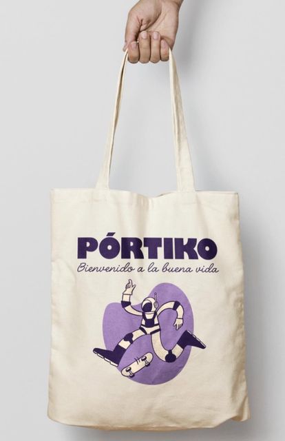 Bolsa de manta a color