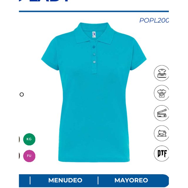 Polo Regular Lady manga corta