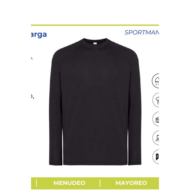 Playera deportiva Sport Man LS manga larga