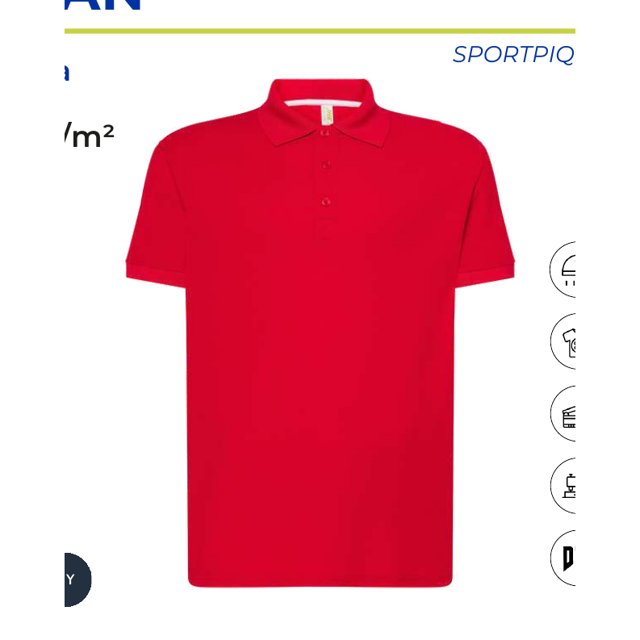Polo Piqué Polo Man deportiva