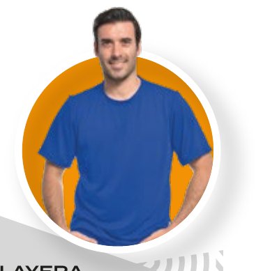 Playera cuello redondo manga corta