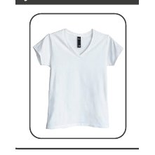 Playera cuello V dama
