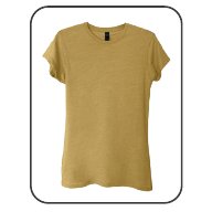 Playera slub cuello redondo dama