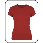 Playera combed elastano cuello redondo dama