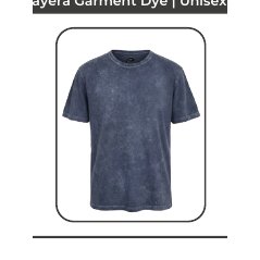 Playera garment dye unisex