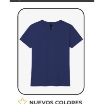 Playera cuello redondo dama