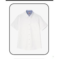Camisa gabardina manga corta dama