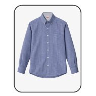 Camisa cuadros y rayas manga larga dama