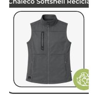 Chaleco softshell reciclado unisex