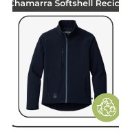 Chamarra softshell reciclada unisex