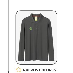 Polo poliéster sport manga larga caballero/dama