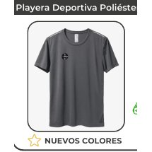 Playera deportiva poliéster caballero/dama